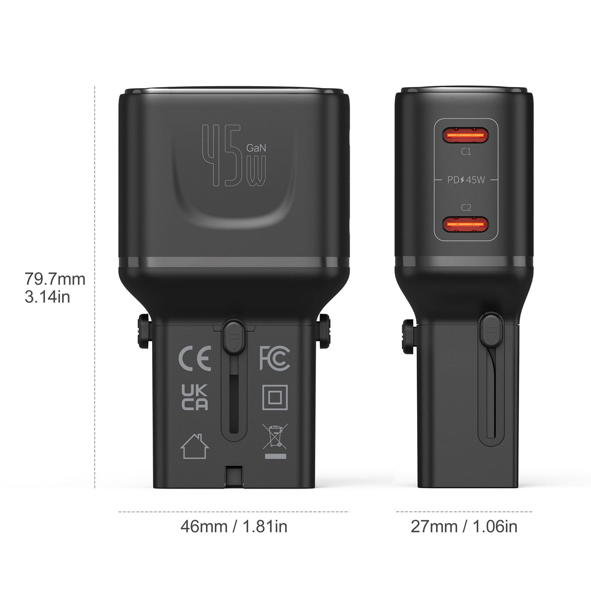 Origin Outdoors USB-PD Charger Travel-45W