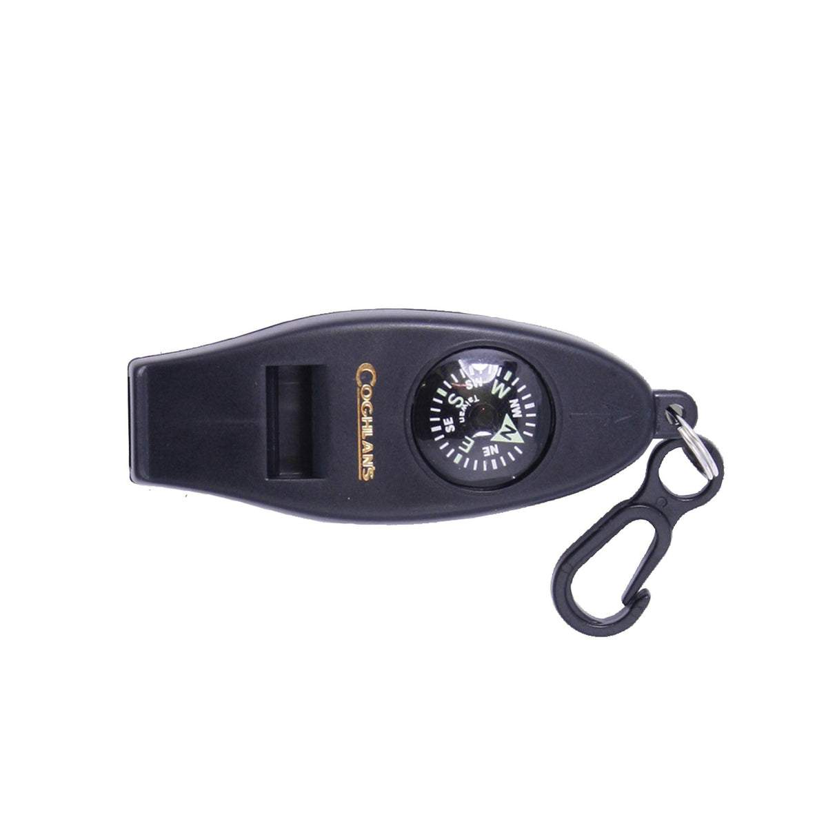 Whistle compass thermometer magnifier Coghlans Whistle 4in1