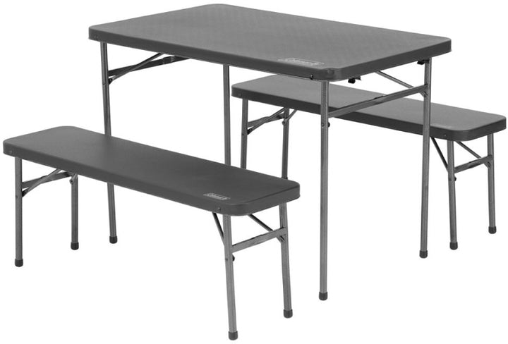 Table with benches Coleman Furniture 4 person Pack Away set