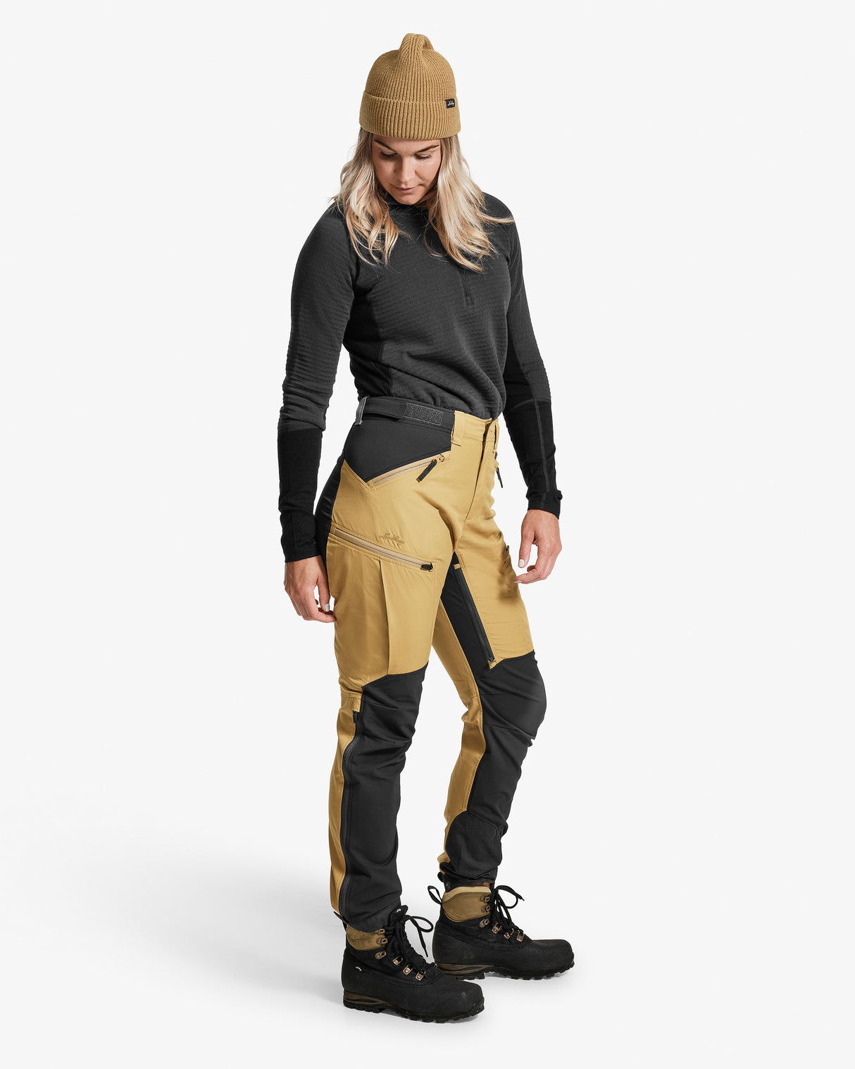 Pārgājienu bikses Lundhags Makke High Waist Curved sieviešu