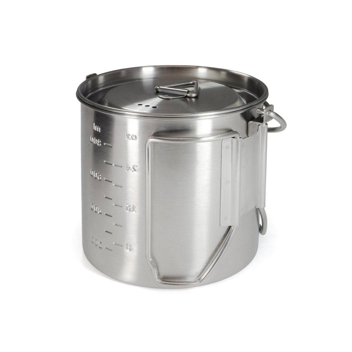 Origin Outdoors Stainless Steel Camping Pot 2in1 1,0 L