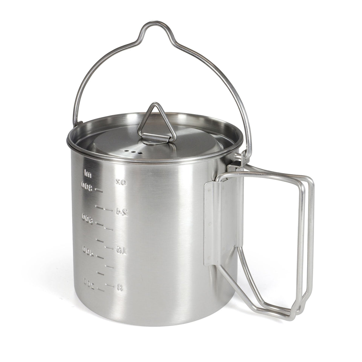 Origin Outdoors Stainless Steel Camping Pot 2in1 1,0 L