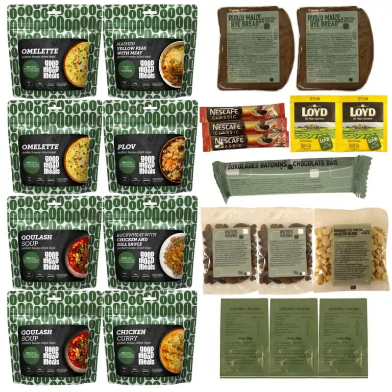 Freeze-dried 72-hour food kit Good Mood Meals