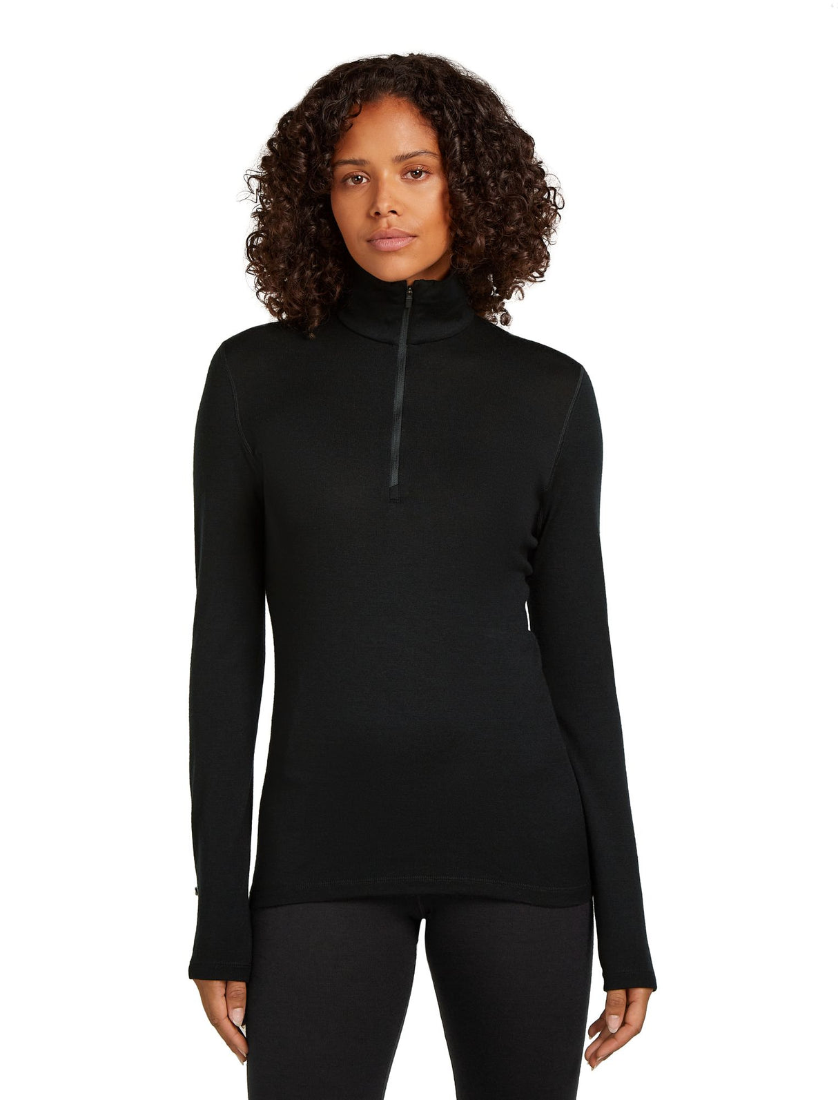 Women's Icebreaker Merino 260 Tech LS Half Zip Thermal Shirt
