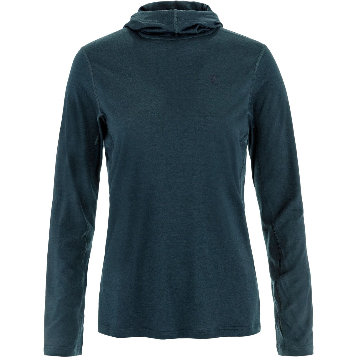 Termo krekls Fjallraven Abisko Wool Hoodie sieviešu