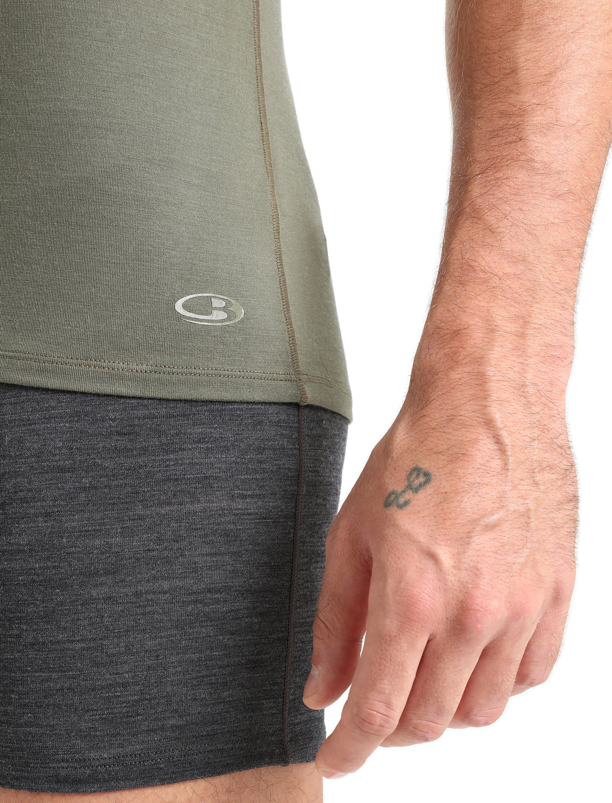 Termoveļas krekls Icebreaker Merino Anatomica SS Crewe vīriešu