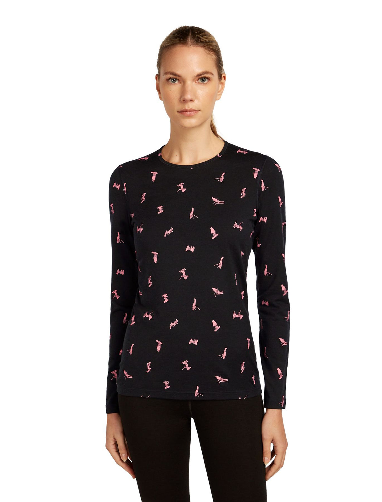 Women's Icebreaker 200 Oasis LS Crewe Merino Thermal Shirt