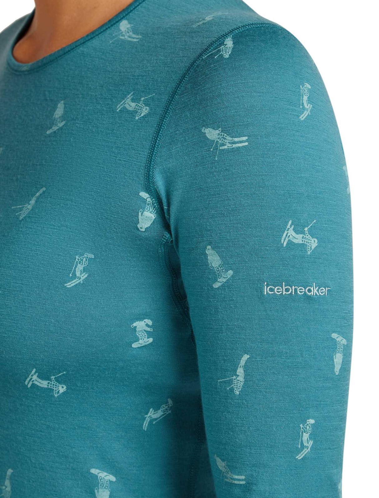 Women's Icebreaker 200 Oasis LS Crewe Merino Thermal Shirt