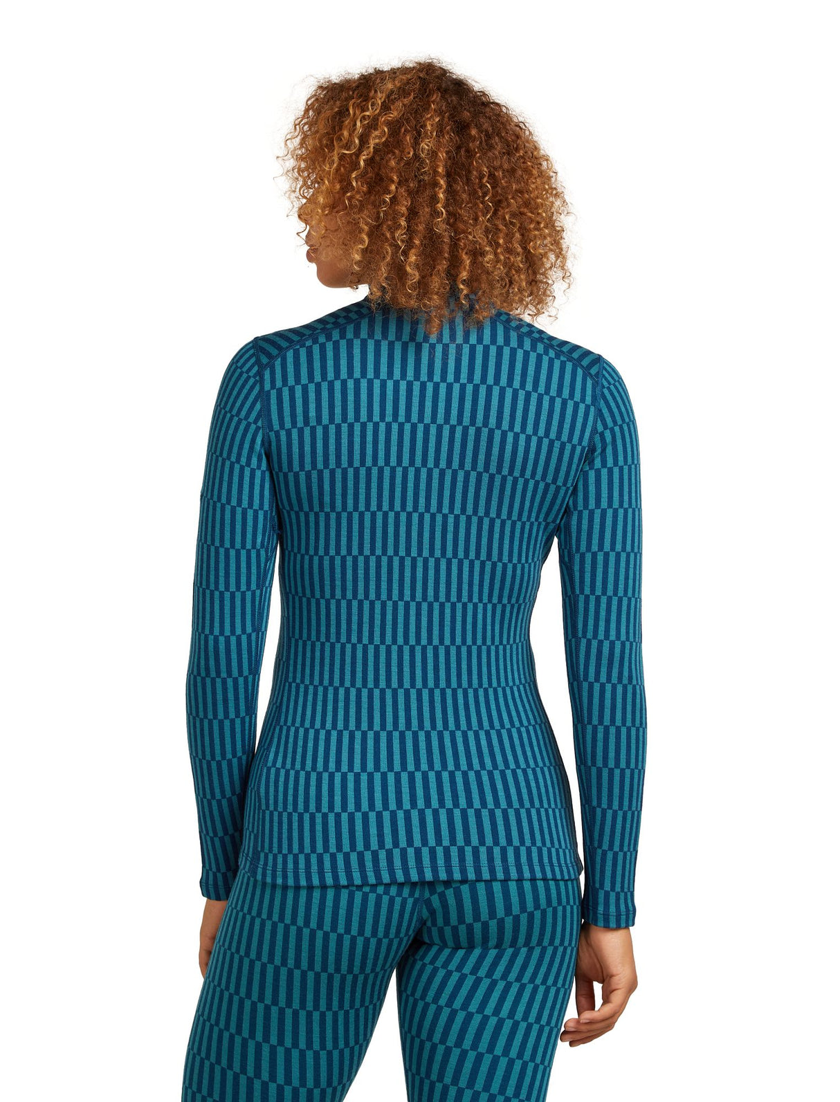 Merino thermal underwear shirt Icebreaker Vertex 260 LS Half zip Women's