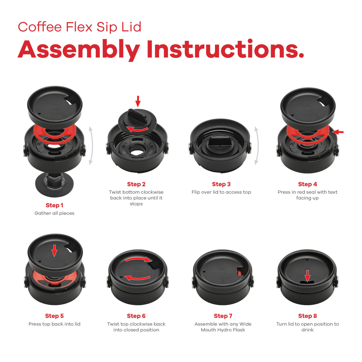 Termokrūze Hydro Flask 473ml Wide Flex Sip Lid