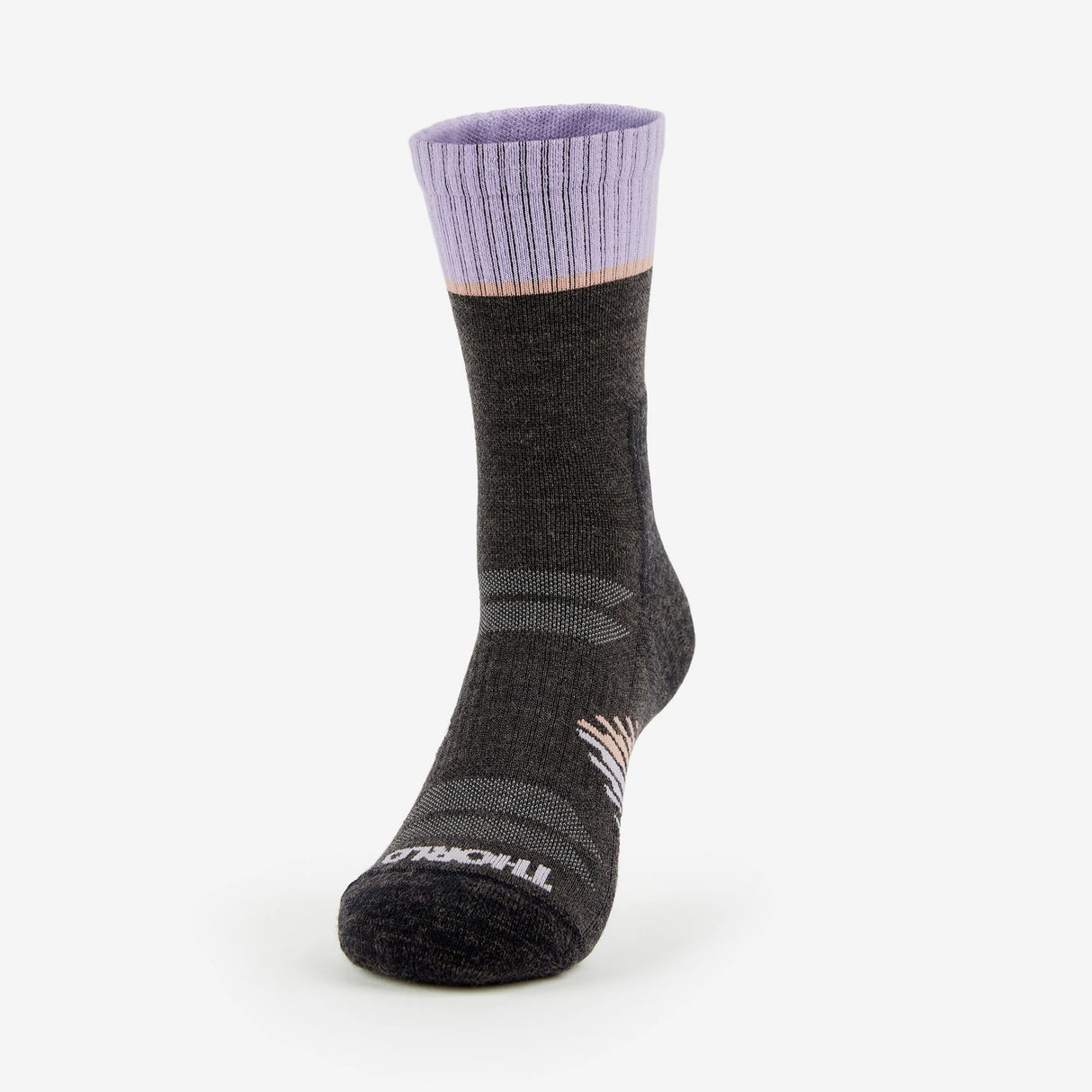 Thorlo Striped Light Cushion Crew Hiking Socks