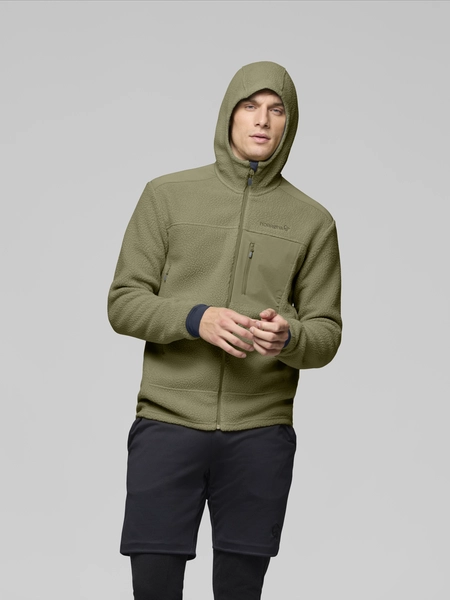 Flīsa jaka Norrona trollveggen warm3 Zip vīriešu
