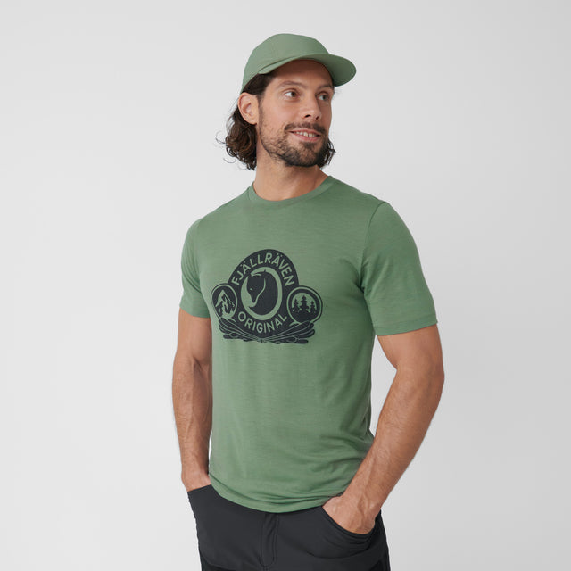 T-shirt Fjallraven Abisko Wool Classic SS men's