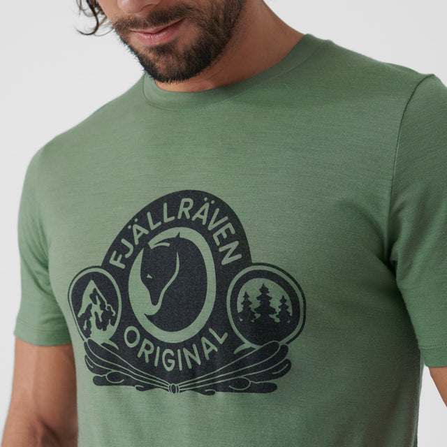 T-shirt Fjallraven Abisko Wool Classic SS men's