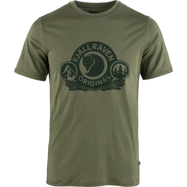 T-shirt Fjallraven Abisko Wool Classic SS men's