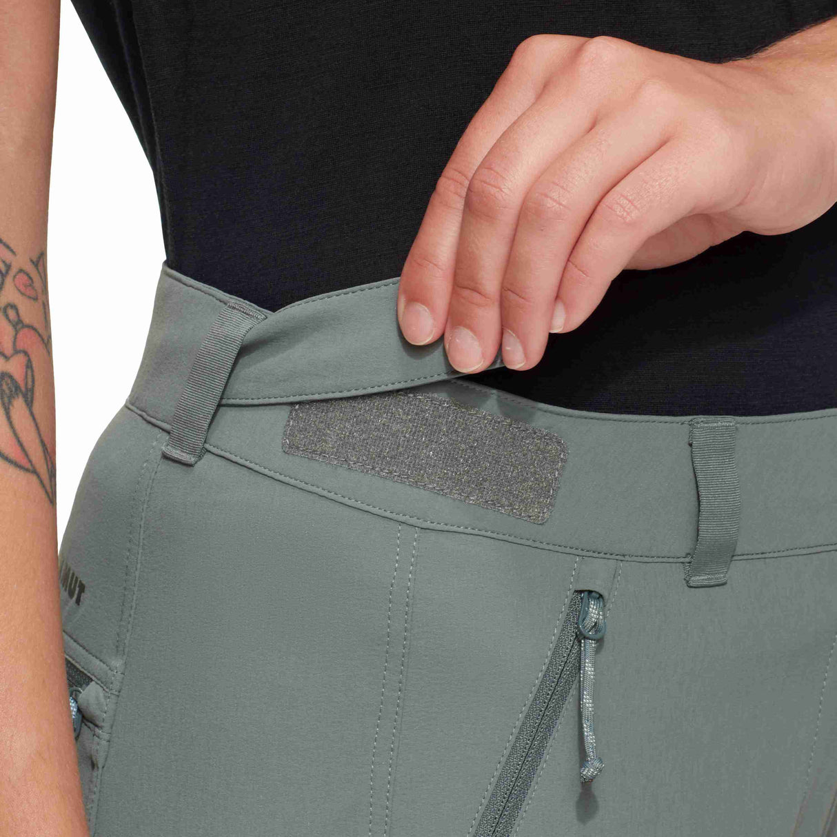 Pārgājienu bikses-šorti Mammut Runbold IV Zip Off sieviešu