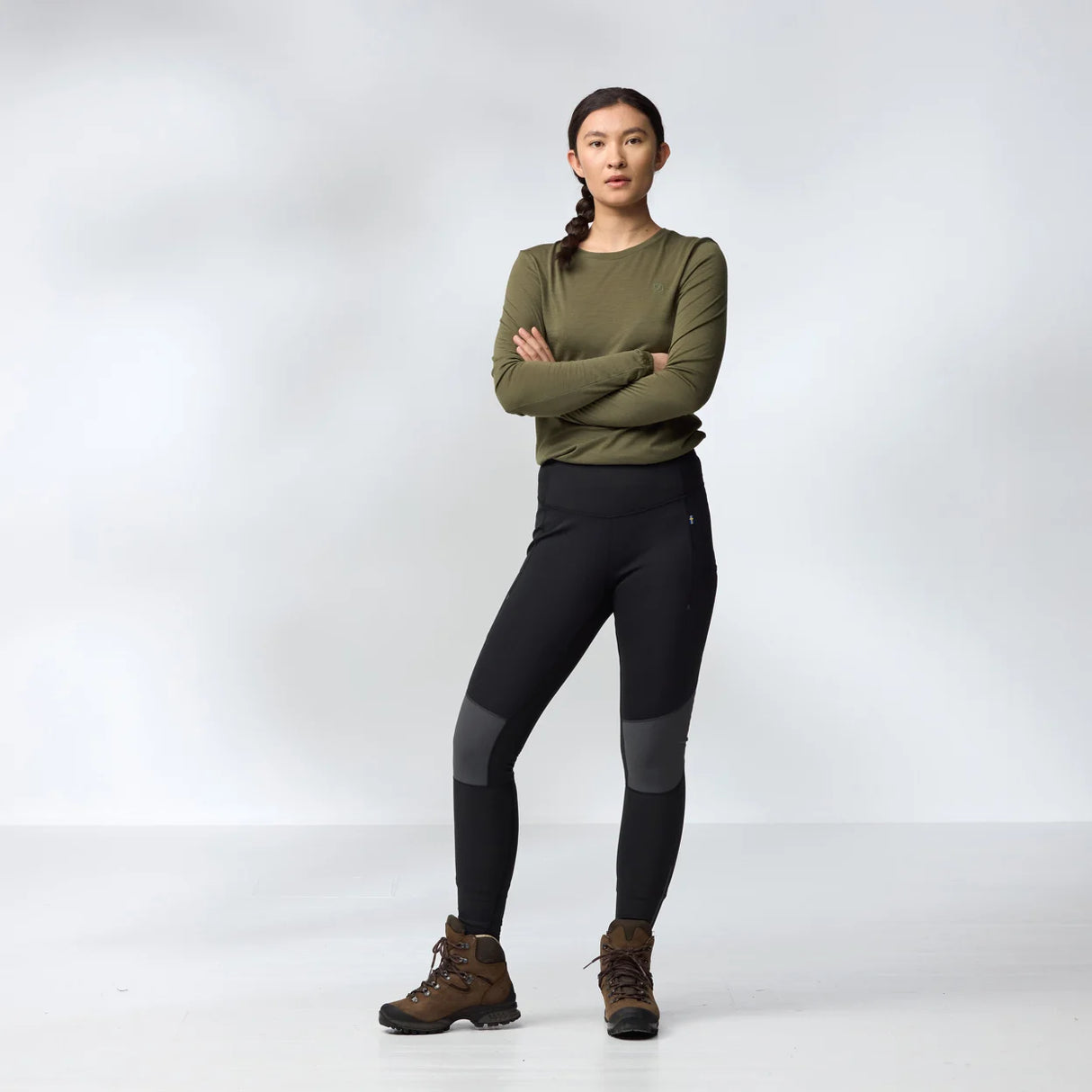 Silti legingi Fjallraven Abisko Varm Trekking Tights sieviešu