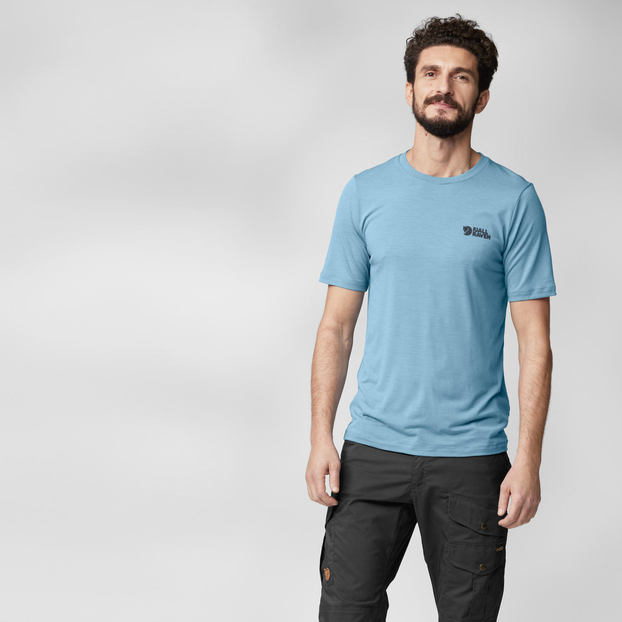 Fjallraven Men's Abisko Wool Logo SS T-Shirt