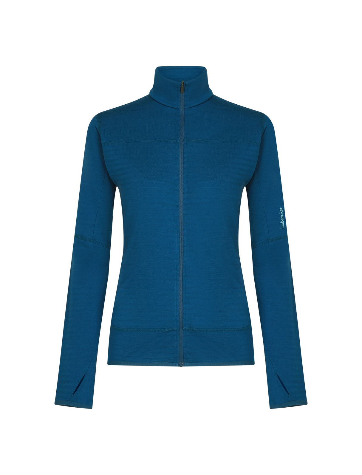 Vilnas flīsa jaka Icebreaker Real Fleece Descend LS Zip sieviešu