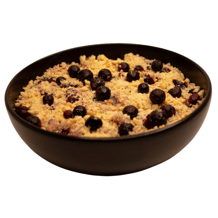 Freeze-dried food Good Mood Meals blackcurrant crumbs