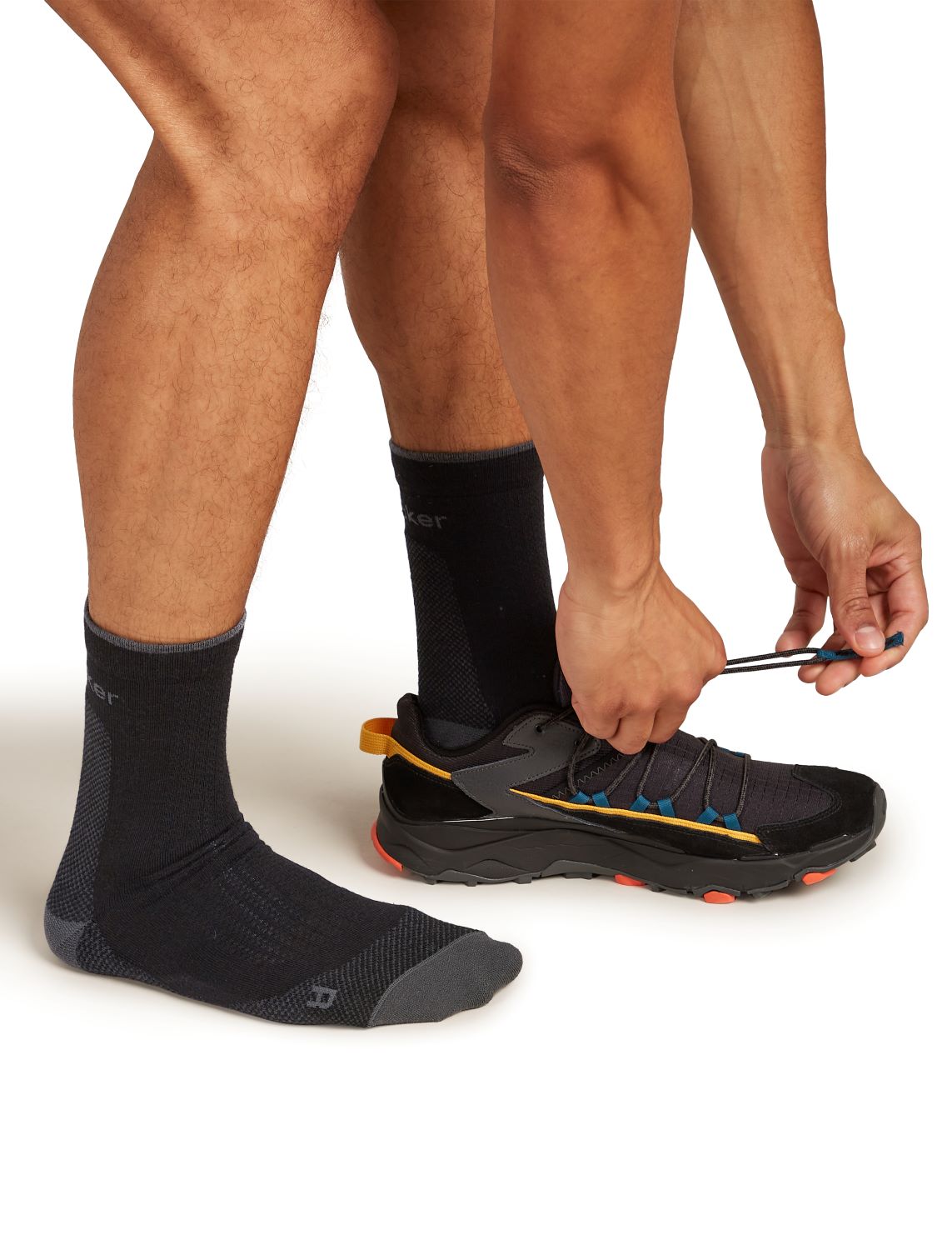 Zeķes Icebreaker Hike+ Ultralight Quart vīriešu