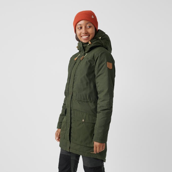 Jaka Fjallraven Singi Wool Padded Parka sieviešu