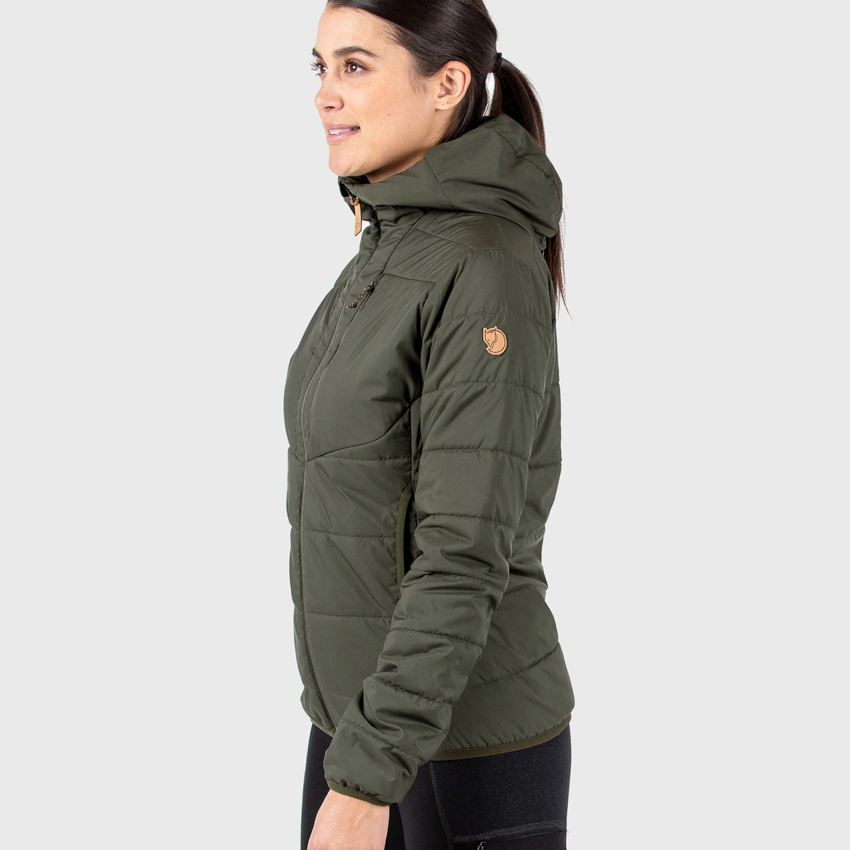 Fjallraven Keb Padded Hoodie hiking jacket for women