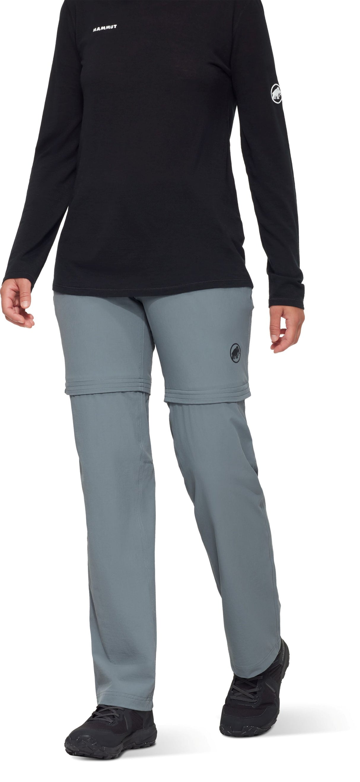 Bikses-šorti Mammut Hiking V Zip Off sieviešu