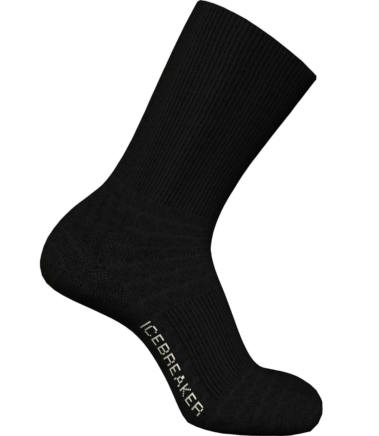 Zeķes Icebreaker Merino Lifestyle Light Crew vīriešu Black