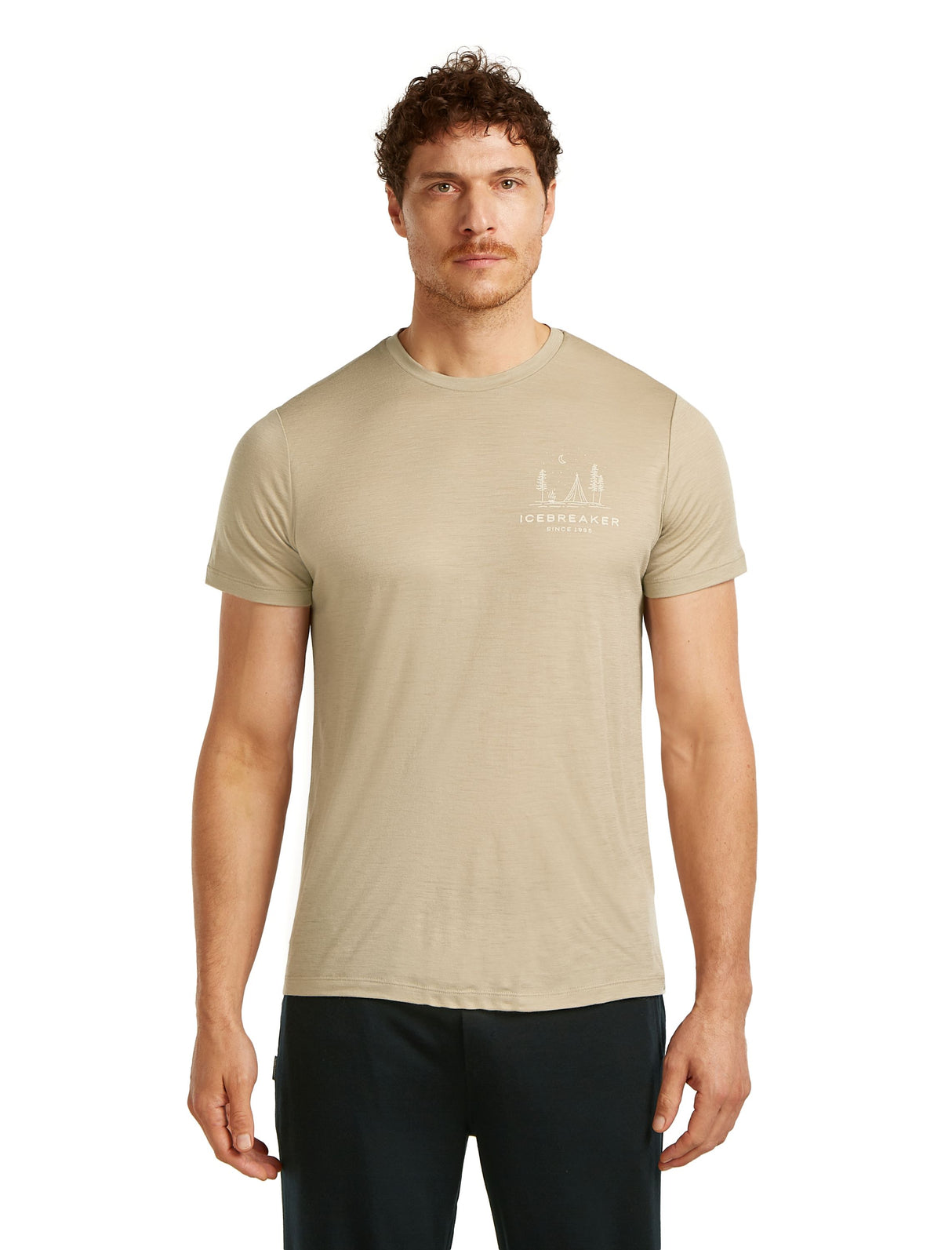 Merino T-krekls Icebreaker Tech Lite SS 150 Pass vīriešu