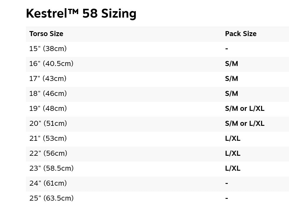 Hiking backpack Osprey Kestrel 38