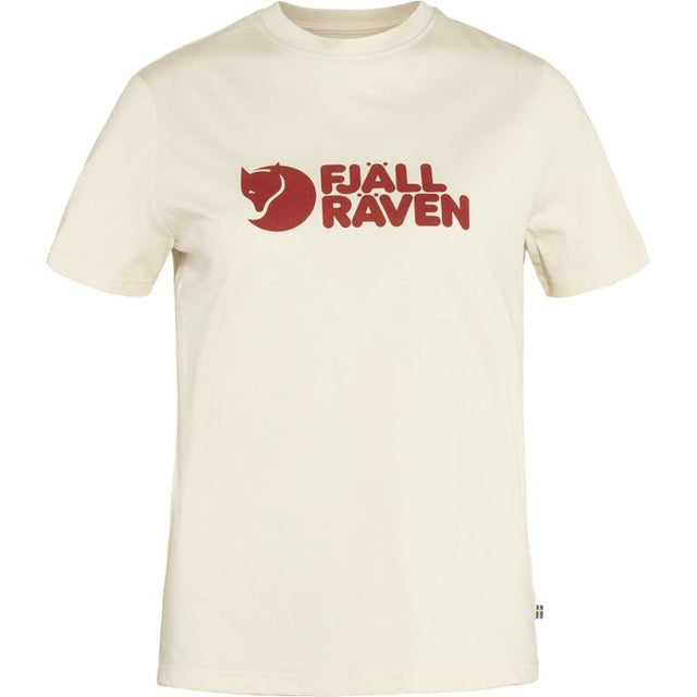 T-krekls Fjallraven Logo Tee sieviešu Chalk white