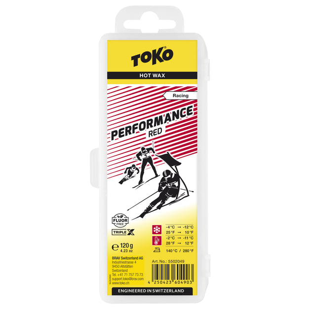Toko vasks Performance Hot Wax red 120 g