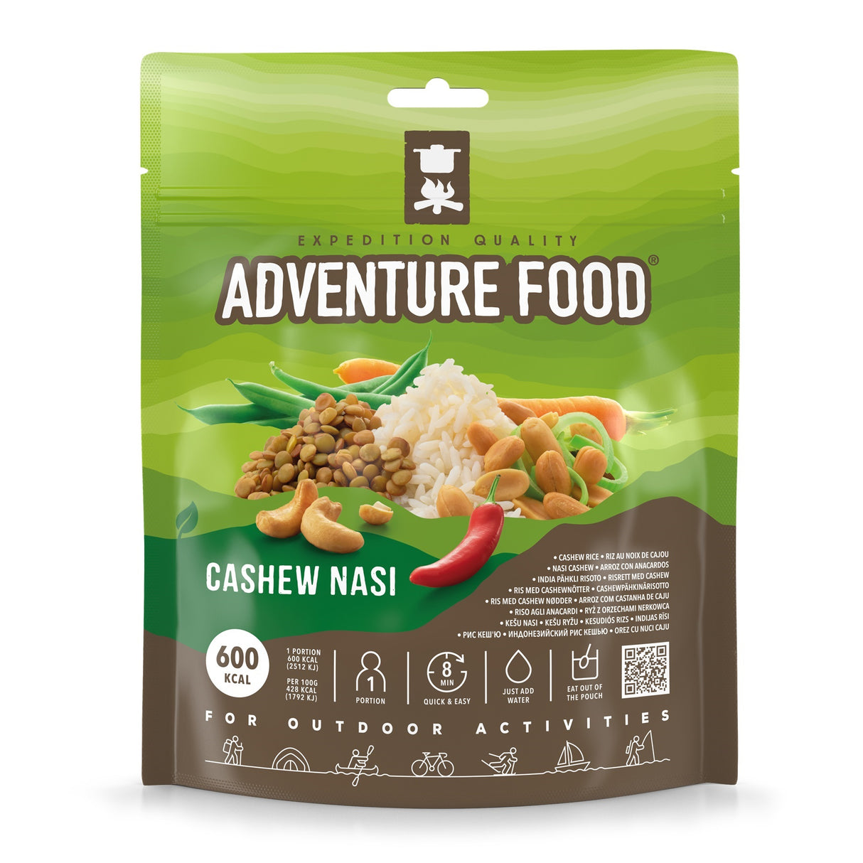 Liofilizēta veģetārā pārtika Adventure Food Cashew Nasi