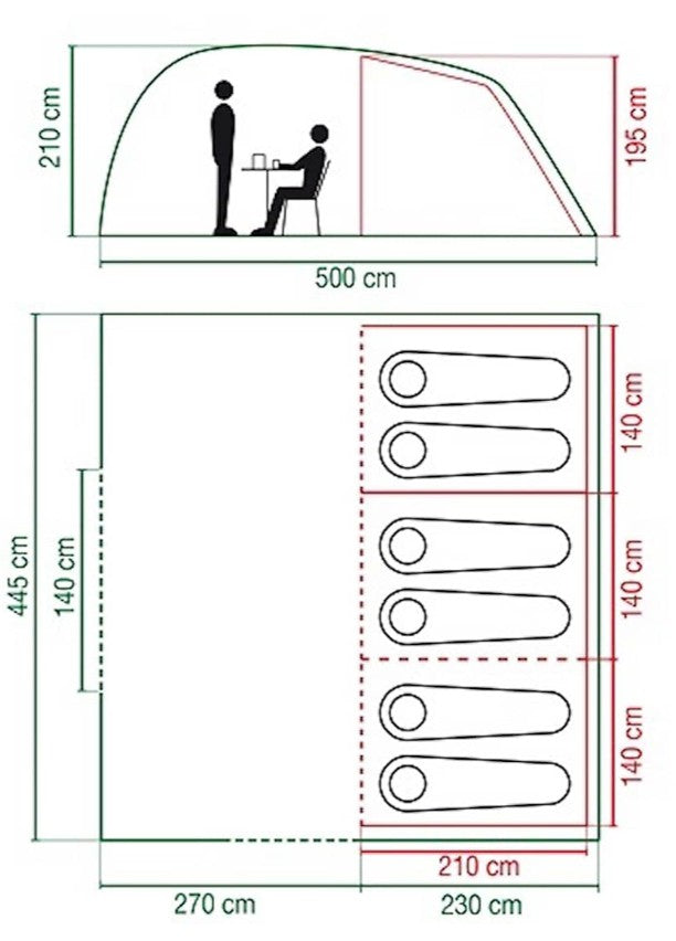Tent Coleman Vespucci 6