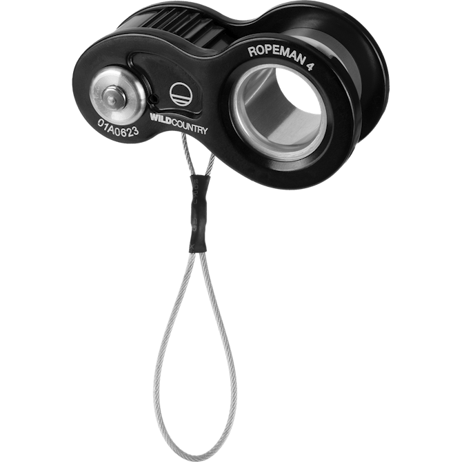 Virves saspiedējs Wild Country Ropeman 4 ascender Black
