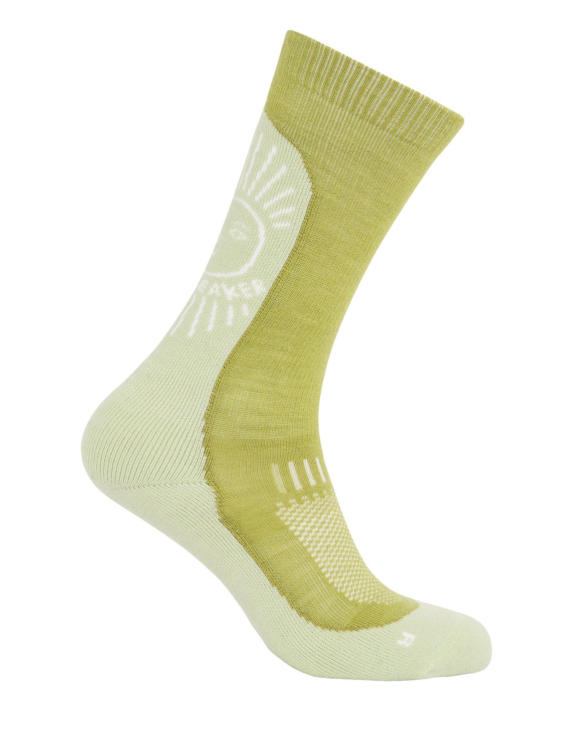 Zeķes Icebreaker Merino Hike+ Light Crew IB Solar vīriešu IB Solar Olive Ashen