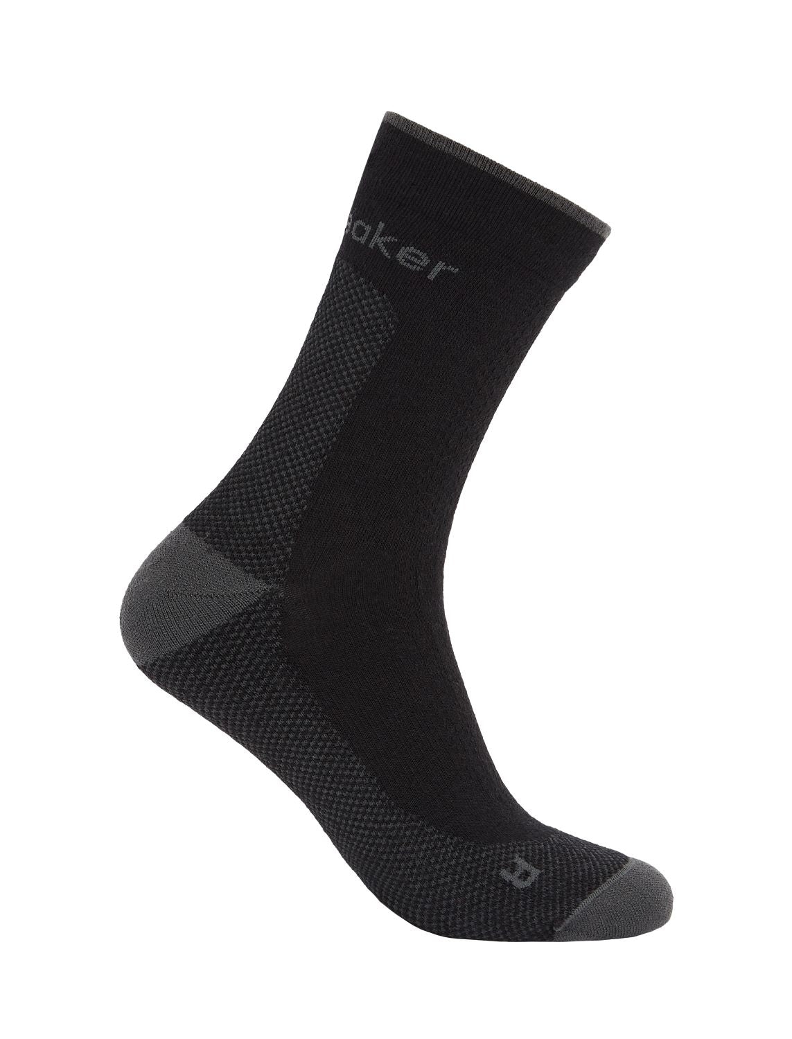 Zeķes Icebreaker Hike+ Ultralight Quart vīriešu Black Obsidian