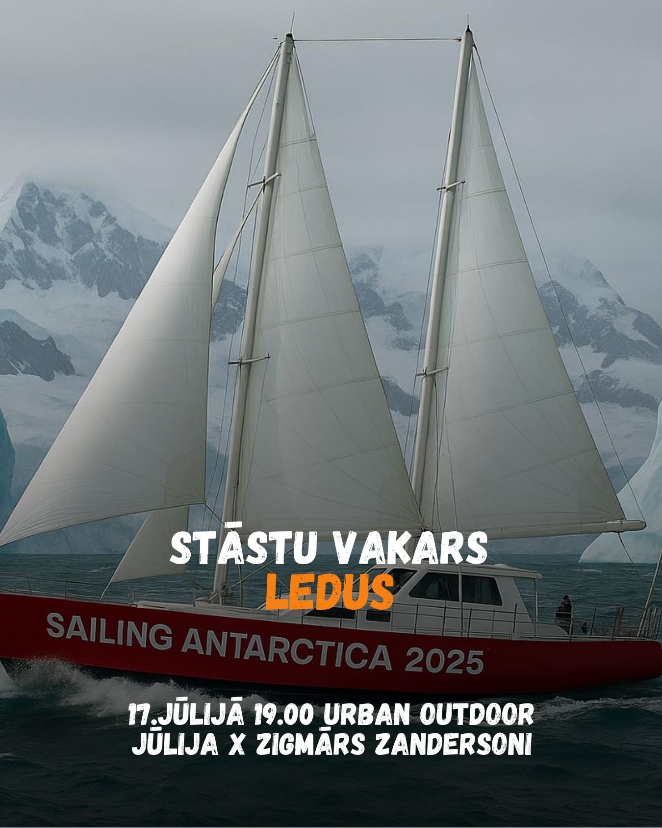 Stāstu vakars "Buras. Ledus. Savvaļa