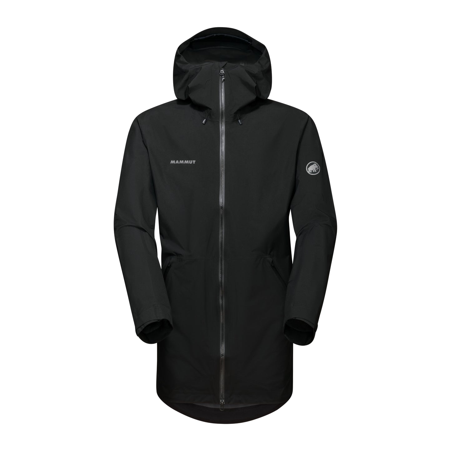 Mammut lietus jaka Seon Pac HS Hooded vīriešu Black-Grey Logo