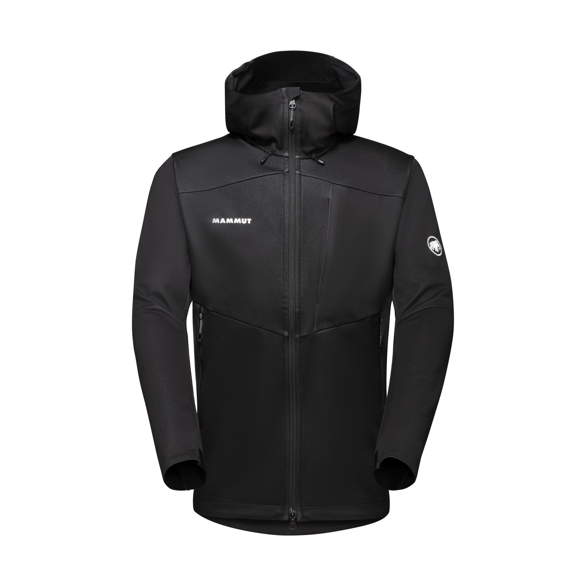 Vējjaka Mammut Ultimate VII SO Hooded vīriešu Black