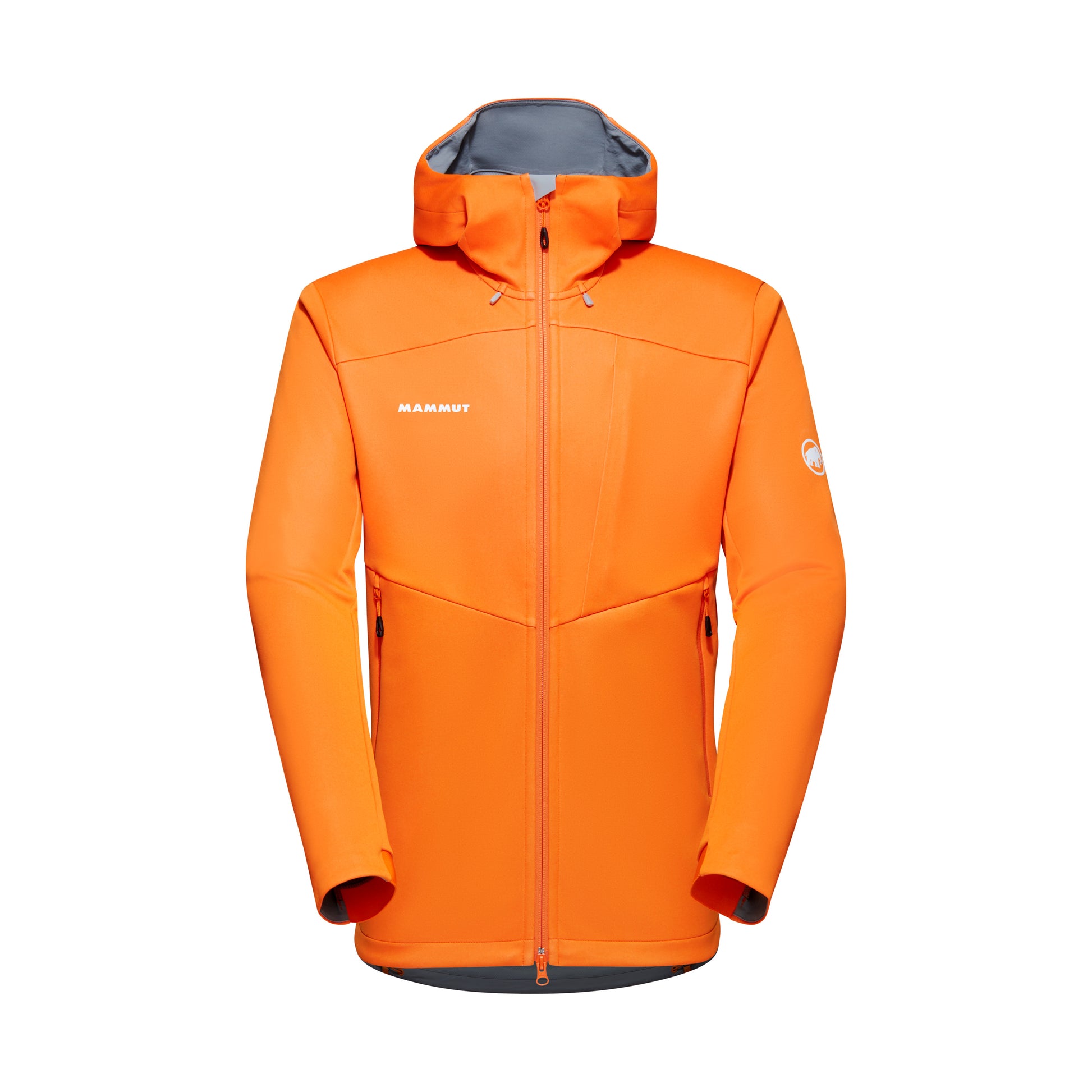 Vējjaka Mammut Ultimate VII SO Hooded vīriešu Dark Tangerine