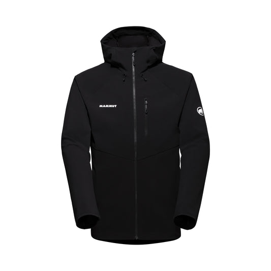 Vējjaka Mammut Ultimate Comfort SO Hooded vīriešu Black