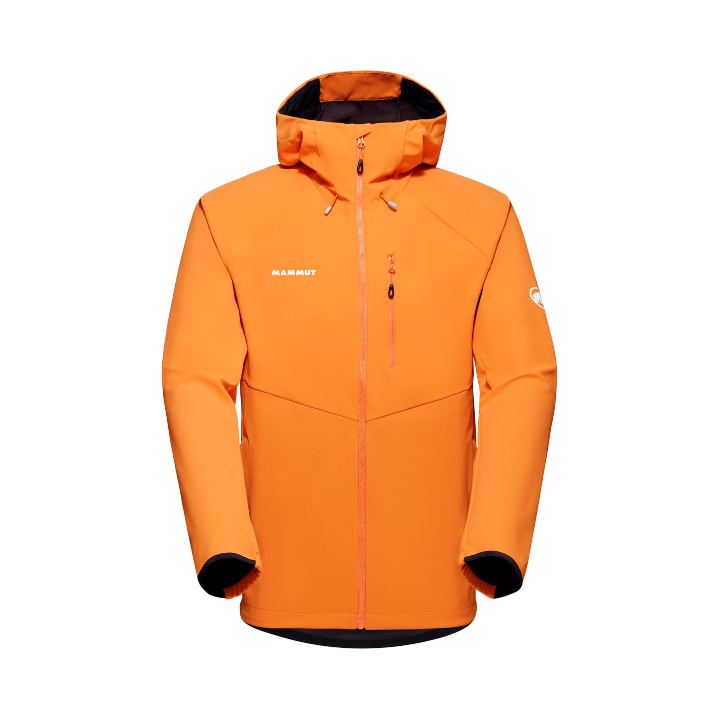 Vējjaka Mammut Ultimate Comfort SO Hooded vīriešu Dark Tangerine