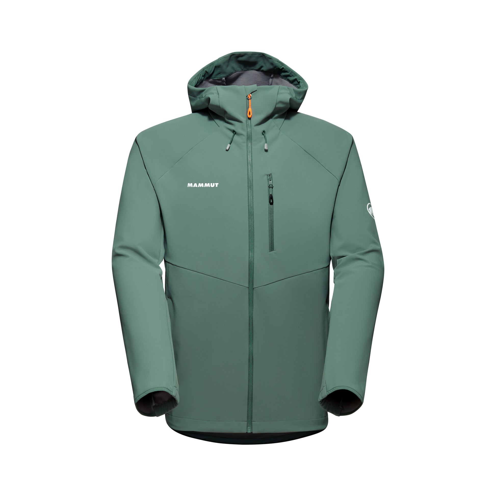 Vējjaka Mammut Ultimate Comfort SO Hooded vīriešu Dark Jade