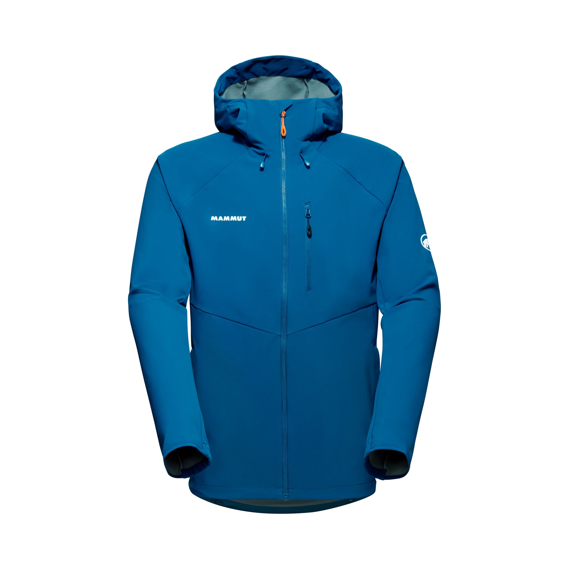 Vējjaka Mammut Ultimate Comfort SO Hooded vīriešu Deep Ice