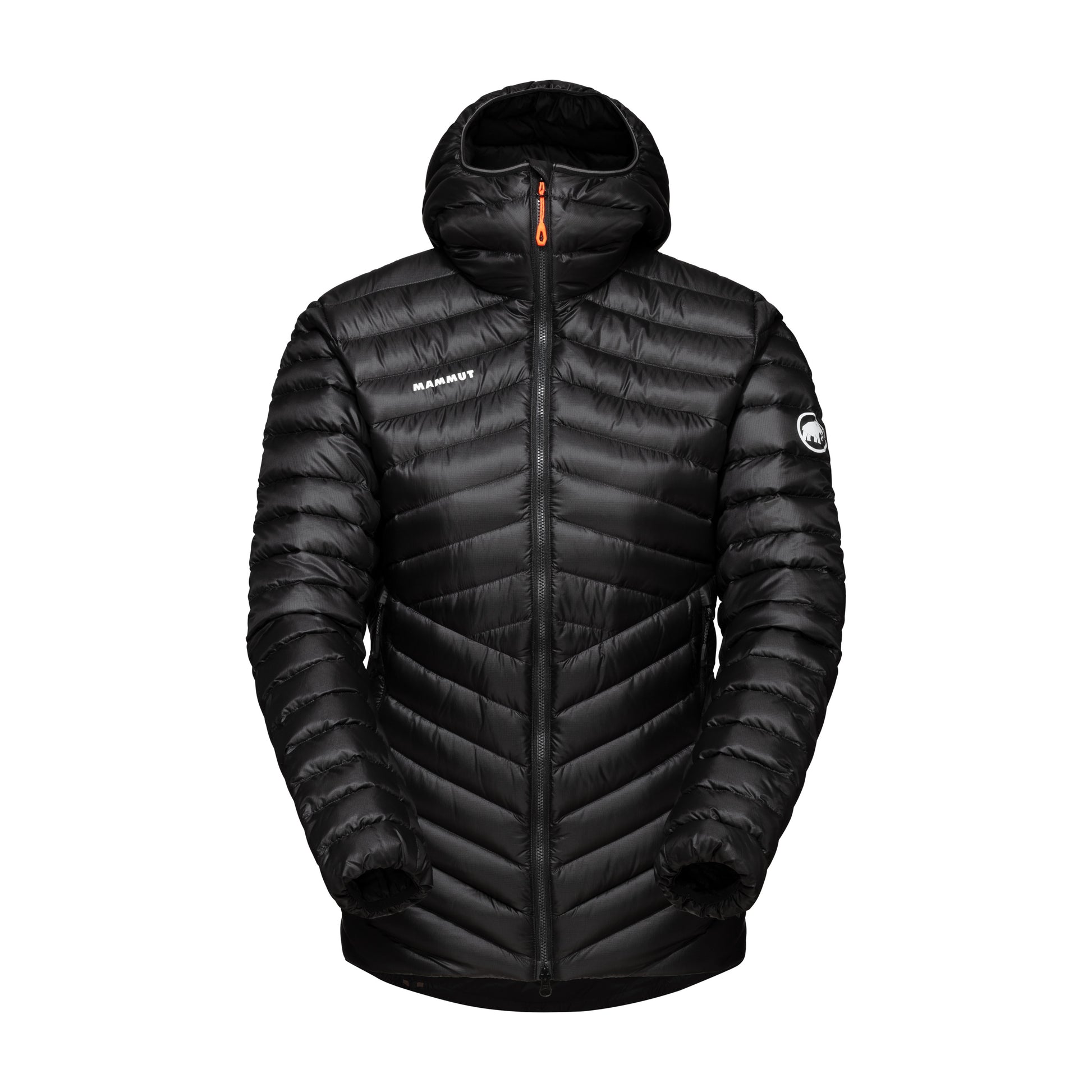 Mammut dūnu jaka Broad Peak IN Hooded sieviešu Black-White