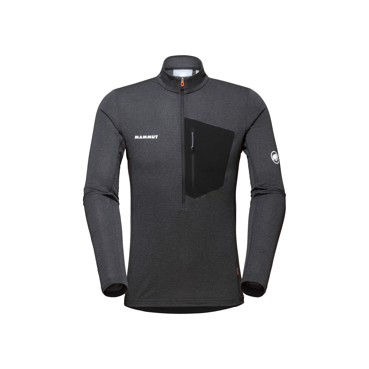 Termokrekls Mammut Aenergy Light ML Half Zip Pull vīriešu Black Phantom