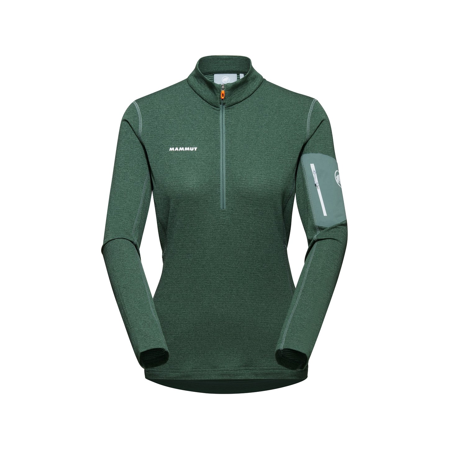 Termokrekls Mammut Aenergy Light ML Half Zip Pull sieviešu Dark Jade