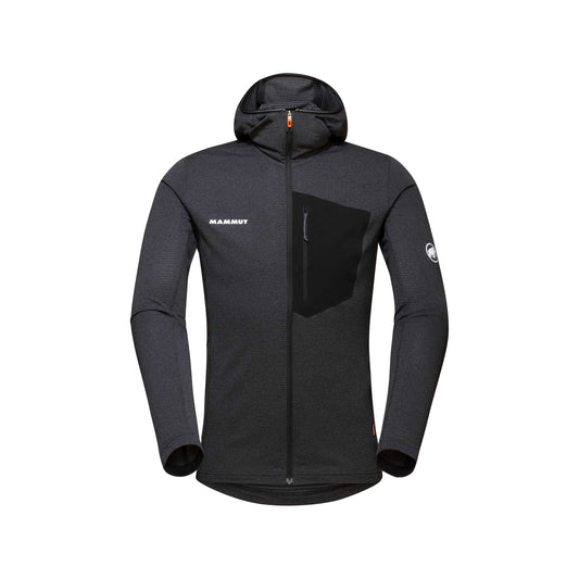 Flīsa jaka Aenergy Light ML Hooded vīriešu Black Phantom